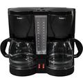 CucinaPro Specialty Electrics Double Carafe Coffee Maker Glass/Plastic in Black | 14 H x 14 D in | Wayfair S9910