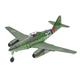 Tamiya 300061087 Militär 300061087-1:48 WWII Deutsche Messerschmitt Me262 A-1A,originalgetreue Nachbildung, Plastik Bausatz, Basteln, Modellbausatz, Zusammenbauen, unlackiert, Mehrfarbig