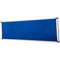 Bi-Office Notice Board Fire Retardant, Blue Felt, Maya Aluminium Frame, 120 x 90 cm