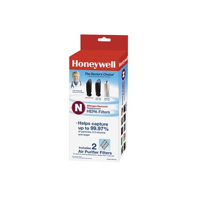 Honeywell True HEPA Replacement Filters for Select Honeywell Air Purifiers (2-Pack) - HRF-N2