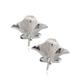 Sterling Silver Manta Ray Cufflinks, hallmarked, UK made, Gift Boxed