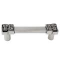 Vicenza Designs Medici 3" Center to Center Bar/Handle Pull Metal in Gray | 0.75 W in | Wayfair K1133-VP