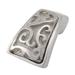 Vicenza Designs Liscio Novelty Knob Metal in Gray | 1.38 H x 1.38 W in | Wayfair K1252-PS