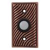 Symple Stuff Sanzio Push Button, Copper in Brown | 2.75 H x 1.5 W x 0.5 D in | Wayfair 6DE549DC351F4CB7939428E7D4779F35