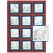 Jack Dempsey Themed Stamped White Quilt Blocks 9 X9 12/Pkg-Horses