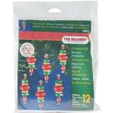 Beadery Holiday Beaded Ornament Kit 2.25-Inch by 0.75-Inch Victorian Baubles Makes 12 Ornaments