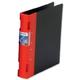 Guildhall GLX Ergogrip Binder Capacity 400 Sheets 4x 2 Prong 55mm A4 Red Ref 4533Z - Pack 2