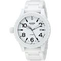 NIXON Men's A148-126 Ceramic 42-20 Automatic White Dial Bracelet Watch