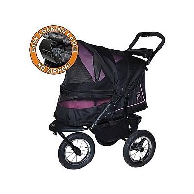 Pet Gear NV No-Zip Dog & Cat Stroller, Rose