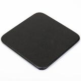 Dacasso Single Leatherette Coaster Leather in Black | 0.12 H x 0.12 D in | Wayfair A1055