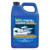 STAR BRITE Super Premium+ 2-Cycle Synthetic Blend TC-W3 Engine Oil - Ideal for All Outboard Motors Personal Watercraft & High-Performance 2-Stroke Engines - 1 Gallon (019200)