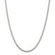 925 Sterling Silver Solid Polished Wheat Chain 4mm Lobster Claw Jewelry Gifts for Women - 76 Centimeters