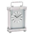 London Clock Silver Finish Carriage Clock, 18.5 x 12 x 5cm