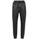 Smart Range Mens Black Napa Real Soft Leather Trousers Sweat Track Pant Zip Jogging Bottom (34)
