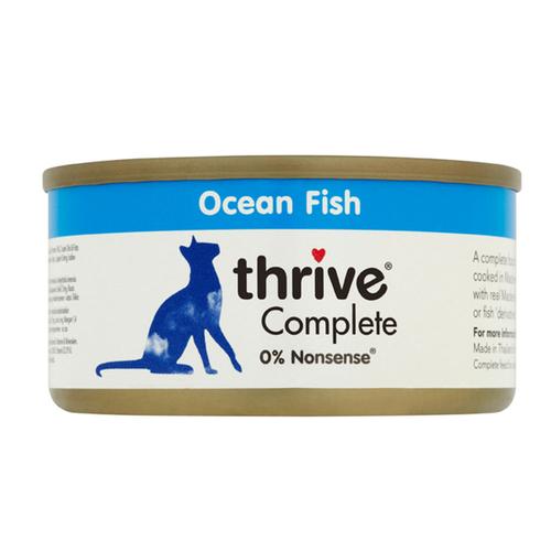 24x75g Complete - Meeresfisch Thrive getreidefreies Katzenfutter nass