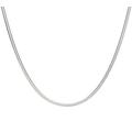 3mm thick solid sterling silver 925 stamped Italian round link SNAKE CHAIN necklace bracelet anklet with lobster claw clasp jewellery jewelry fits Pandora charms - inch 16"/40cm