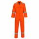 Bizweld Iona Flame Retardant Hi Visibility Knee Pad Boiler Suit Coverall (Medium (Chest 40/41"), Orange)