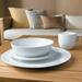 by Denby 4 Pc Dinnerware Set Porcelain/Ceramic in White | Wayfair WHT-100