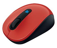 Microsoft Sculpt Mobile Wireless Mouse - Flame Red