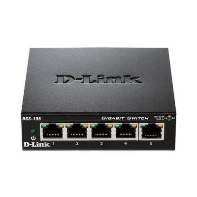 D-Link DGS-105 5-Port Gigabit Ethernet Switch DGS-105