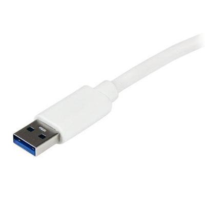 StarTech USB 3.0 to Gigabit Ethernet Adapter NIC with USB Por USB31000SPTW