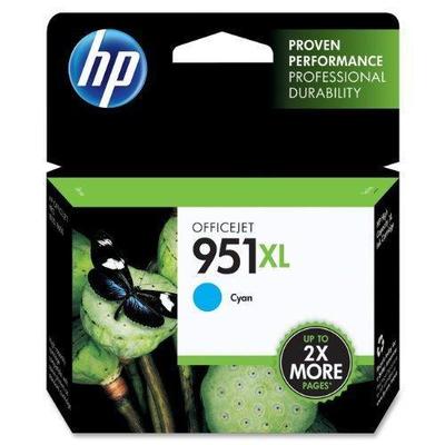 HP 951XL Cyan High-Yield Inkjet Cartridge