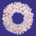 Vickerman 06728 - 48" Crystal White Wreath Dura-Lit 150CL (A805848) White Colored Christmas Wreath