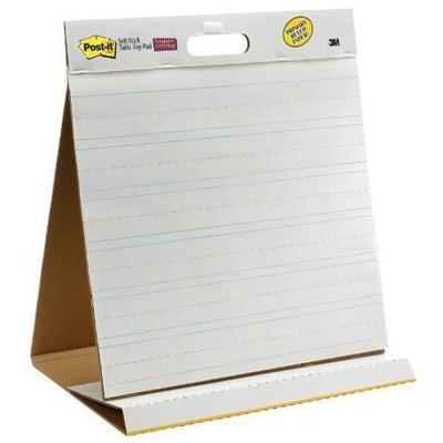 Post-it Super Sticky Tabletop Easel Pad - Primary Ruled