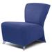 Lounge Chair - Dauphin Bene 24" Wide Polyester Lounge Chair Polyester in Blue/Gray | 30 H x 24 W x 32 D in | Wayfair BE3501/A