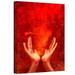 ArtWall 'Chakra Fire' by Elena Ray Graphic Art on Canvas Metal in Red | 32 H x 24 W x 2 D in | Wayfair ERay-048-32x24-w