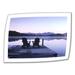 ArtWall 'Mirror Lake, Lake Placid' by Linda Parker Photographic Print on Rolled Canvas in Blue | 18 H x 24 W x 0.1 D in | Wayfair LPar-016-18x24