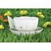 Lenox Butterfly Meadow 8 oz. Teacup & Saucer Porcelain/Ceramic in Indigo | Wayfair 817135