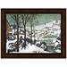 Vault W Artwork The Hunters in the Snow, 1565 by Pieter Brueghel the Elder Framed Painting Print Canvas in Black/Green | Wayfair P01712