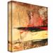 Trademark Fine Art 'Dominate' by Joarez Painting Print on Canvas in Brown | 24 H x 24 W x 2 D in | Wayfair MA0114-C2424GG
