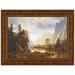 Vault W Artwork Yosemite Valley, 1863 by Albert Bierstadt - Picture Frame Print on Canvas in Brown/Indigo | 29.25 H x 38.25 W x 1 D in | Wayfair