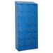 Hallowell ReadyBuilt II 6 Tier 3 Wide Locker Metal in Blue/White | 84 H x 36 W x 18 D in | Wayfair URB3288-6ASB-MB