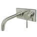Elements of Design South Beach Wall Mount Bathroom Faucet, Ceramic in Gray | Wayfair ES8118DL