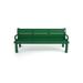 Frog Furnishings Heritage Recycled Plastic Park Outdoor Bench Plastic in Green | 30 H x 60 W x 22 D in | Wayfair PB5GREGFHER