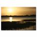 Trademark Fine Art 'End of the Day' by Patty Tuggle Framed Photographic Print on Wrapped Canvas in Black | 16 H x 24 W x 2 D in | Wayfair