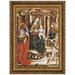 Vault W Artwork La Madonna della Rondine, 1490 by Carlo Crivelli Framed Painting Print Canvas in Brown/Green/Red | 15 H x 12.5 W x 2 D in | Wayfair