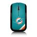 Miami Dolphins Diagonal Stripe Wireless Mouse