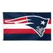 WinCraft New England Patriots 3' x 5' Horizontal Stripe 1-Sided Deluxe Flag