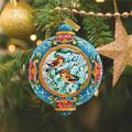G Debrekht Treasured Memories Cardinal Companions Holiday Shaped Ornament 3.0 H x 3.5 W x 1.5 D in Plastic | 3" H X 3.5" W X 1.5" D | Wayfair