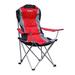 GigaTent Cosat Lightweight Portable Camping Chair Metal in Red/Gray | 56 H x 21.5 W x 15 D in | Wayfair CC 005