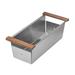 Ruvati Over the Sink Strainer Stainless Steel/Metal in Gray | 5.25 H x 17 W x 7 D in | Wayfair RVA1317