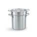 Vollrath 7 qt Double Boiler, with Inset & Cover, 18-8 Stainless