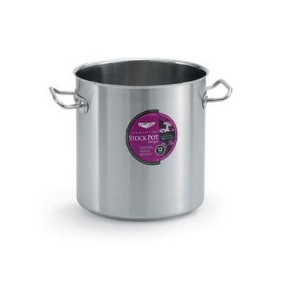 Vollrath 53-qt Stainless Stock Pot with Aluminum-Stainless Clad Bottom