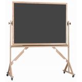 AARCO Reversible Free Standing Chalkboard Porcelain/Wood in White | 36 H x 48 W x 0.5 D in | Wayfair RS3648S