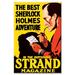 Buyenlarge Best Sherlock Holmes Adventure Vintage Advertisement on Wrapped Canvas in Black/Red/Yellow | 30 H x 20 W x 1.5 D in | Wayfair