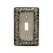 Franklin Brass Paisley 1-Gang Toggle Light Switch Wall Plate in Gray | 4.88 H x 3.15 W x 0.28 D in | Wayfair 64048